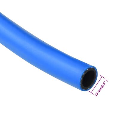 vidaXL Luchtslang 0,7'' 20 m PVC blauw