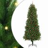 vidaXL Kerstboom met 300 LED met standaard Groen 240 cm PE