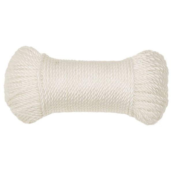 vidaXL Werktouw 8 mm 25 m polypropeen wit