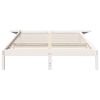 vidaXL Bedframe Wit 150 x 200 cm Massief grenenhout