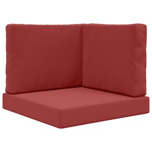 vidaXL Buiten bankkussen Polyester Wijnrood 60 x 60 cm