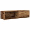 vidaXL Tv-meubels 2 st 100x31x25,5 cm bewerkt hout oud houtkleurig