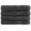 vidaXL Handdoeken SOLUND 4 st 600 g/m&sup2; 100x200 cm antracietkleur