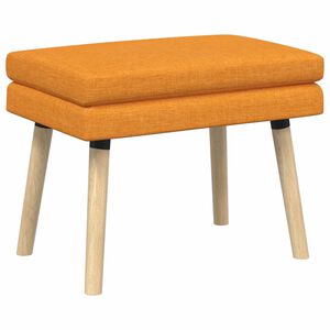 vidaXL Dubbel Laagige Bank Donkergeel 60 x 40 x 46 cm Stof