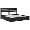 vidaXL Bedframe met lade met hoofdeinde met opslag Bewerkt hout