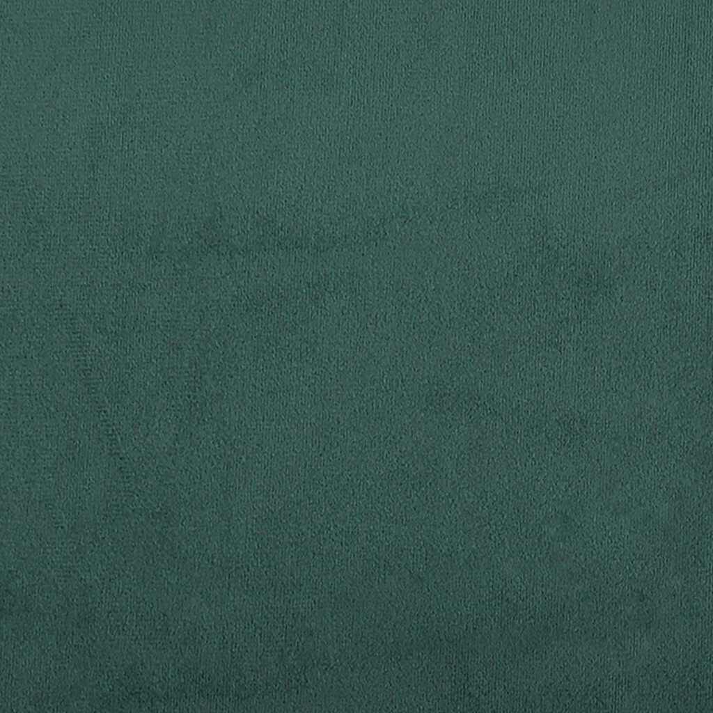 vidaXL Boxspring met matras fluweel donkergroen 120x220 cm
