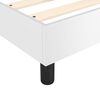 vidaXL Boxspring met matras kunstleer wit 90x190 cm