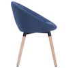 vidaXL Eetkamerstoelen 2 st stof blauw