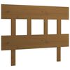 vidaXL Hoofdbord 93,5x3x81 cm massief grenenhout honingbruin