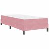 vidaXL Boxspringbed met matras Roze 90 x 210 cm Stof