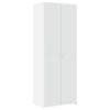 vidaXL Hoge kast 70x42,5x185 cm bewerkt hout wit