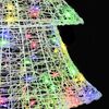 vidaXL Kerstboom met 240 LED Multikleur 180 cm Acryl