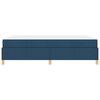 vidaXL Bedframe met matras Blauw 160 x 200 cm Stof