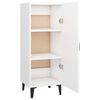 vidaXL Dressoir 34,5x34x90 cm bewerkt hout wit