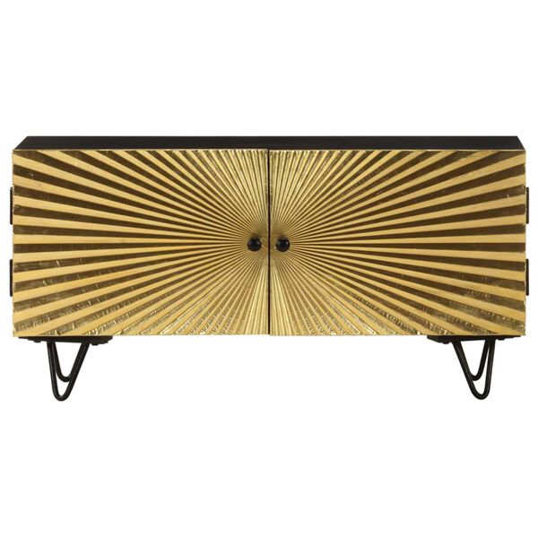 vidaXL Tv-meubel 90x30x45 cm massief mangohout