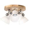 vidaXL Plafondlamp industrieel 25 W E27 42x27 cm wit