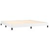 vidaXL Boxspring met matras kunstleer wit 200x200 cm