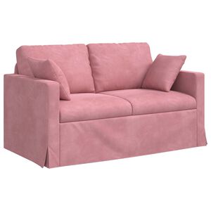 vidaXL Bank Roze 138 x 78 x 80 cm Fluweel