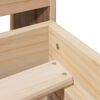 vidaXL Bedframe zonder matras massief grenenhout 135x190 cm
