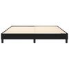 vidaXL Boxspring bed stof zwart 160x200 cm