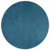 vidaXL Vloerkleed OVIEDO laagpolig &Oslash; 200 cm turquoise