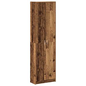 vidaXL Kledingkast met plank Oud Hout 55 x 25 x 189 cm Bewerkt hout