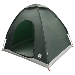 vidaXL Kamperen tent 2-persoons Legergroen