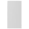 vidaXL Bovenkast Lyon 80x31x60 cm bewerkt hout hoogglans wit