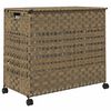 vidaXL Wasmand op wielen 66x35x60 cm rattan
