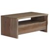 vidaXL Salontafel met natuurlijke rand 90x50x40 cm acaciahout grijs