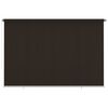 vidaXL Rolgordijn voor buiten 350x230 cm HDPE bruin