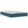 vidaXL Ottoman bedframe zonder matras 140x200 cm fluweel donkerblauw