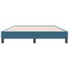 vidaXL Boxspring zonder matras fluweel donkerblauw 160x220 cm