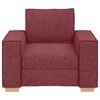 vidaXL Sofa Stoel Wijnrood 60 cm Stof