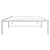 vidaXL Bedframe metaal wit 107x203 cm