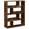 vidaXL Boekenkast 100x33x125,5 cm bewerkt hout gerookt eikenkleurig