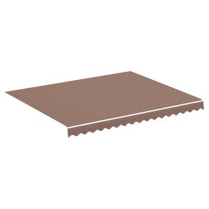 vidaXL Vervangingsdoek voor luifel 280x245 cm polyester bruin