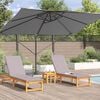vidaXL Parasol Antraciet 351 x 250 x 260 cm Polyester en Aluminium