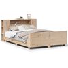 vidaXL Bedframe zonder matras massief grenenhout 140x190 cm