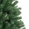 vidaXL Kunstmatige Inklapbare Kerstboom Groen 240 cm PVC en Metaal
