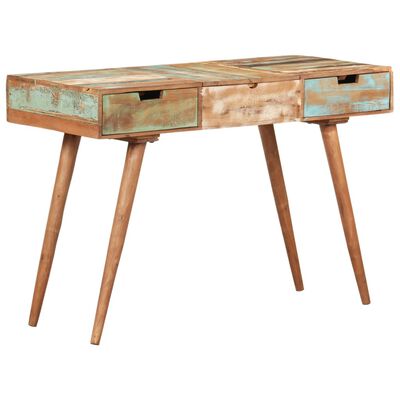 vidaXL Kaptafel met spiegel 112x45x76 cm massief gerecycled hout