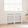 vidaXL Radiatorombouw 152 cm MDF wit