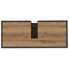 vidaXL Badkamermeubelset met plank 2 pcs Artisan Eiken Bewerkt hout