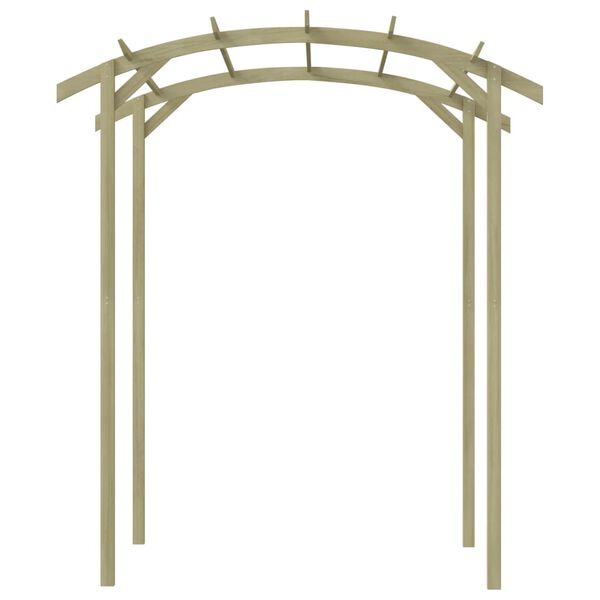 vidaXL Pergola 180x197x210 cm ge&iuml;mpregneerd grenenhout