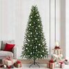 vidaXL Kunstkerstboom met 300 LED met standaard Groen 240 cm PE en PVC