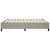 vidaXL Boxspring bed 180x200 cm fluweel lichtgrijs