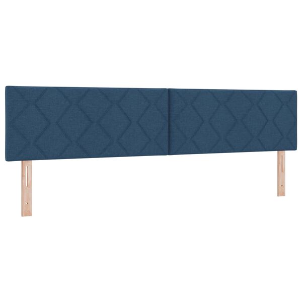 vidaXL Hoofdbord Blauw 200 cm Stof