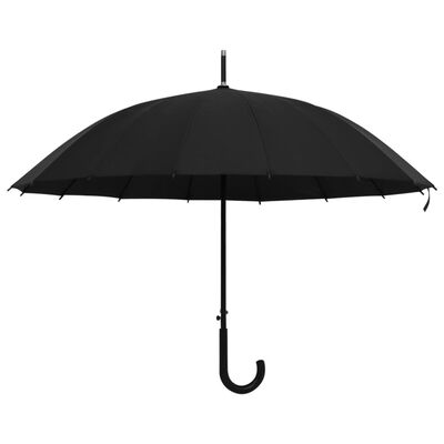 vidaXL Paraplu automatisch 105 cm zwart