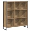 vidaXL Boekenkast 99,5 x 30 x 108,5 cm Bewerkt hout Ambachtelijk eiken