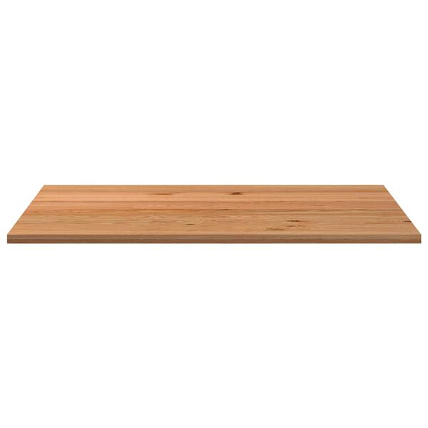 vidaXL Tafelblad rechthoekig 180x120x4 cm massief eikenhout lichtbruin